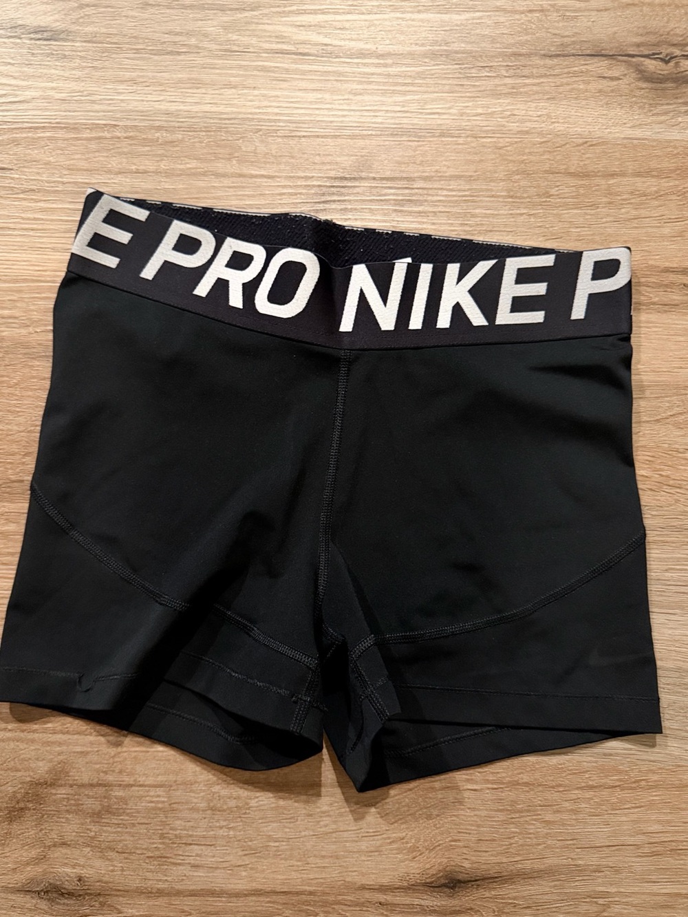 Nike Black Pro Elastic-Waist Bike Shorts